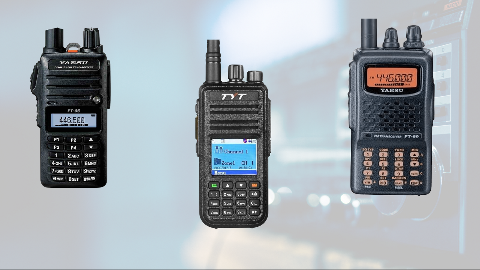 Handheld Ham Radios Stay Connected in Any Situation