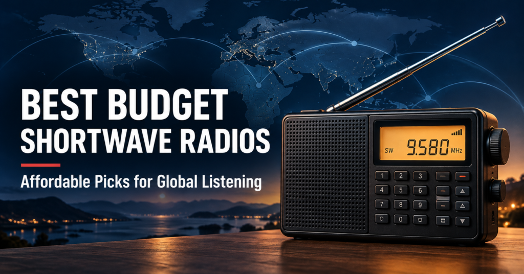 Portable shortwave radios for budget broadcast listening