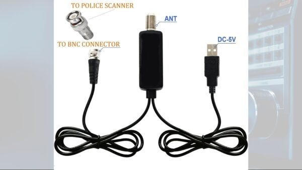 Using a TV Antenna Amplifier For An Police Scanner Antenna Booster