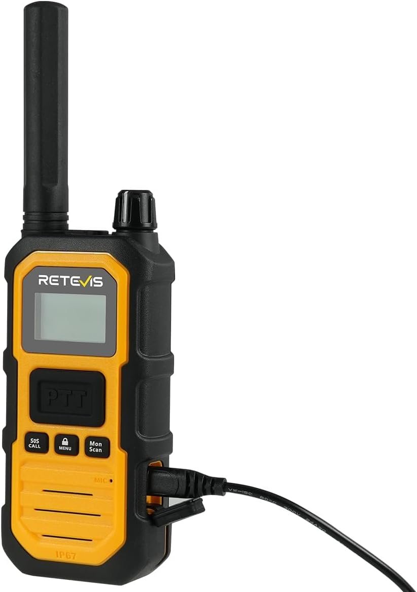 1793045014 Retevis RB48 Plus GMRS Walkie Talkies Long Range for Industrial 4 Pack