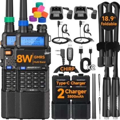 Baofeng UV-5R Ham Radio Handheld UV5R Long Range Walkie Talkies