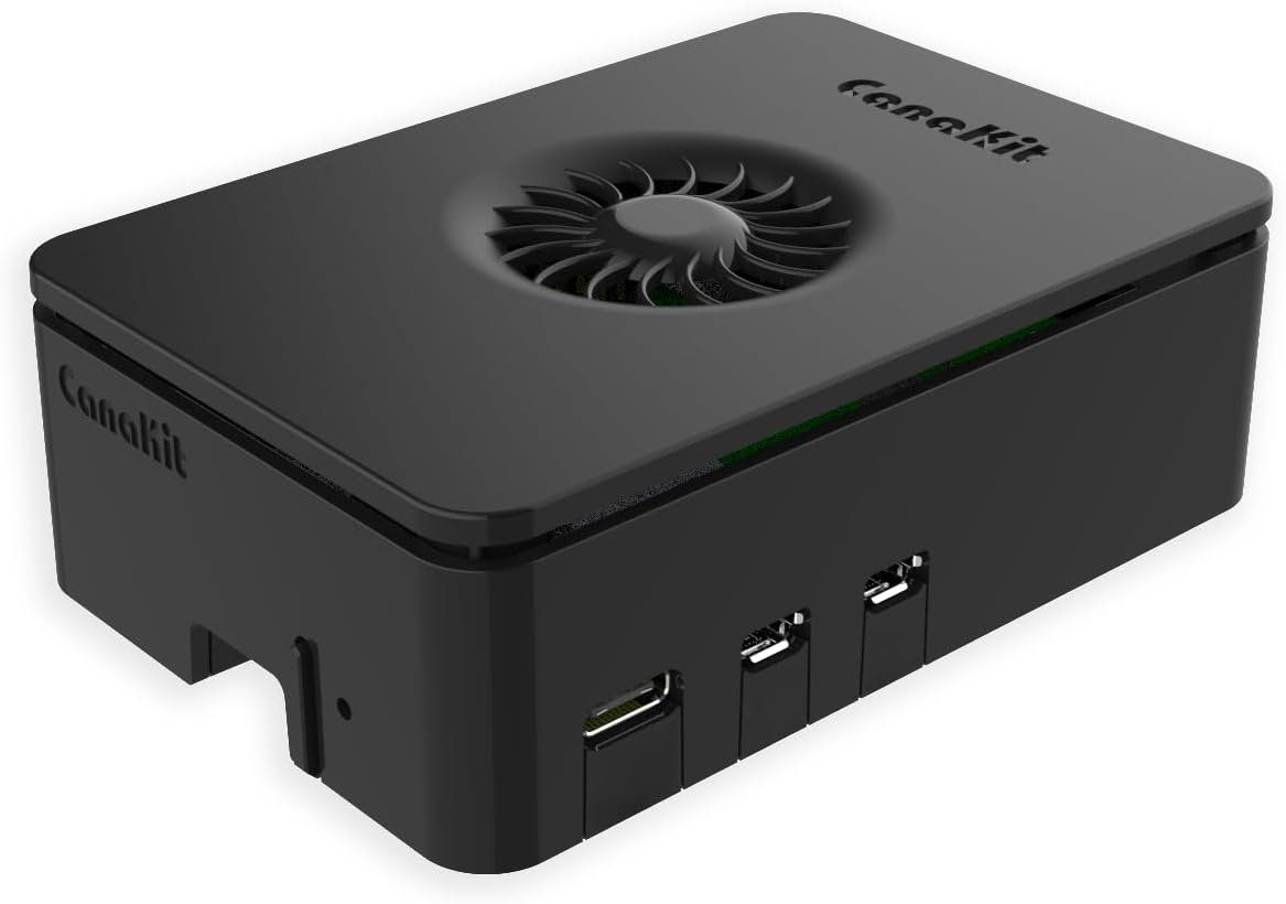 CanaKit Raspberry Pi 5 Starter Kit PRO Turbine Black 128GB Edition 8GB RAM