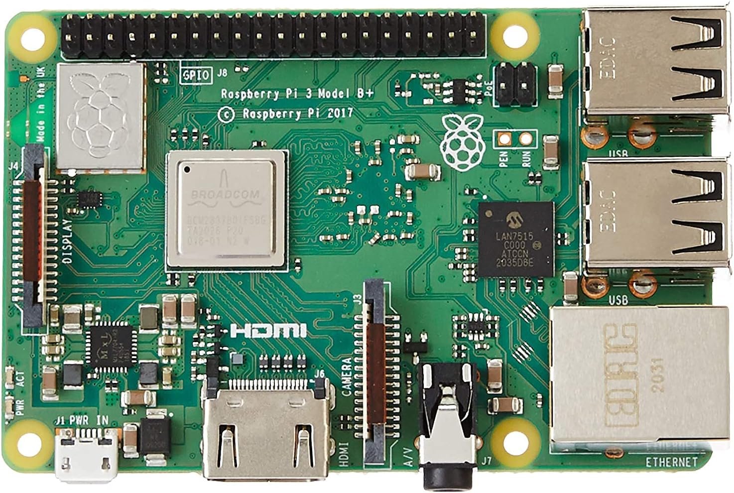 New Raspberry Pi 3 Model B Board 3B Raspberry PI 3B 1GB 3B Plus