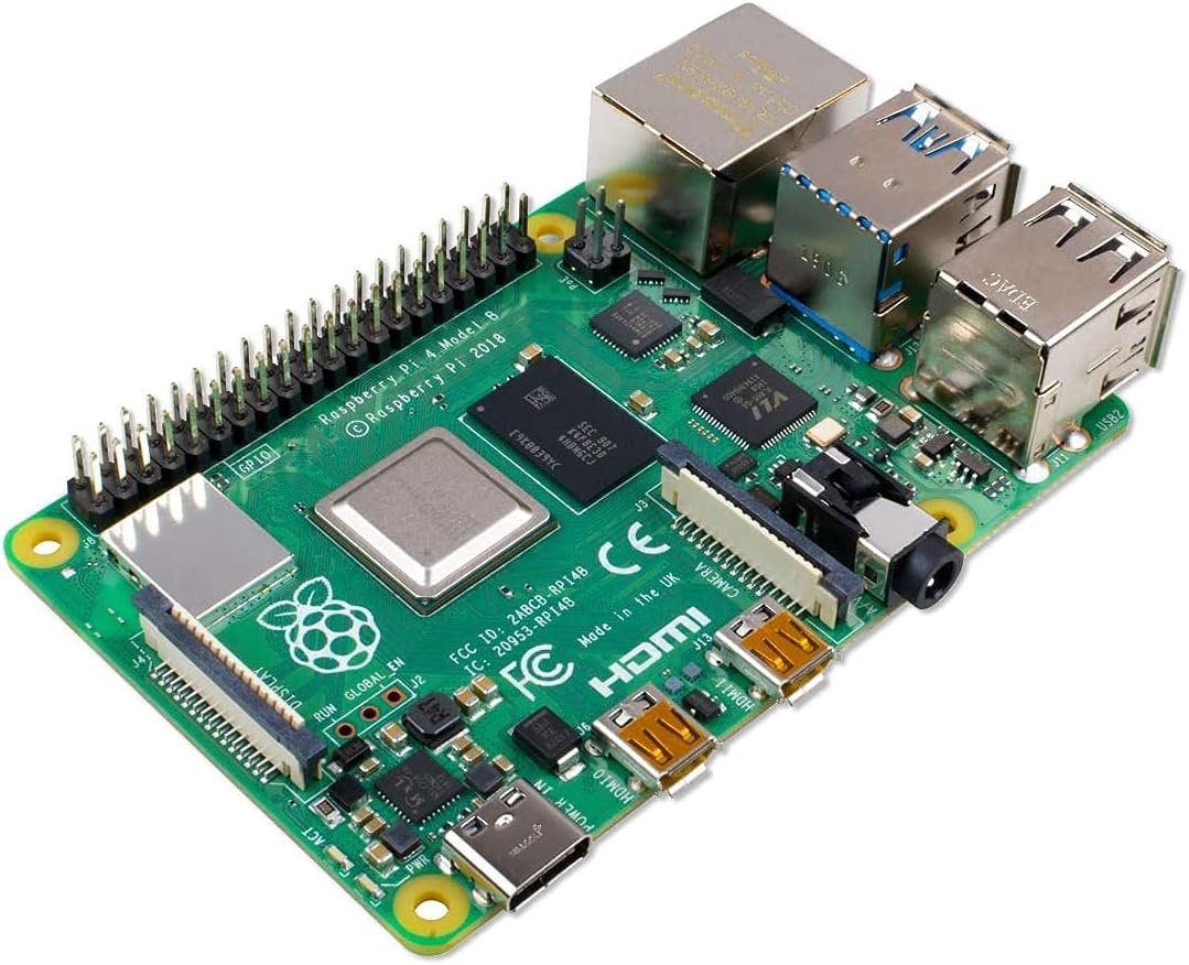 Raspberry SC15184 Pi 4 Model B 2019 Quad Core 64 Bit WiFi Bluetooth (2GB)